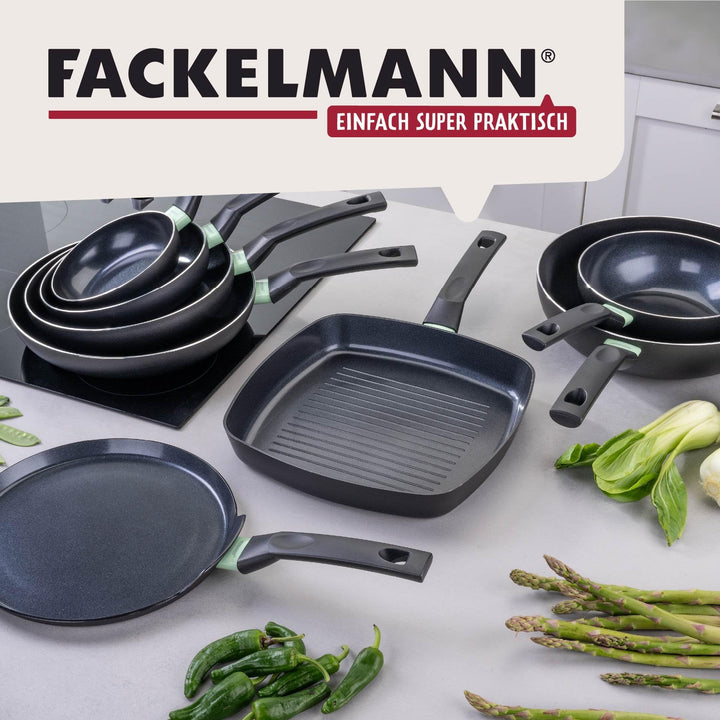 Grillpfanne Aluminium Ø 26 cm PFAS-freie Keramikbeschichtung Induktion - Bild 7