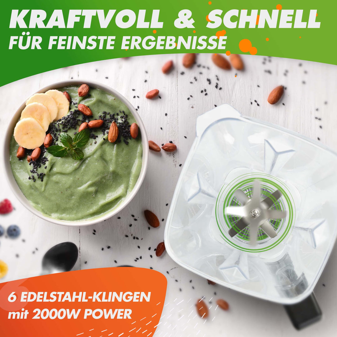 Standmixer 2000W Hochleistung 2L Tritan BPA-frei 9 Stufen - Bild 3