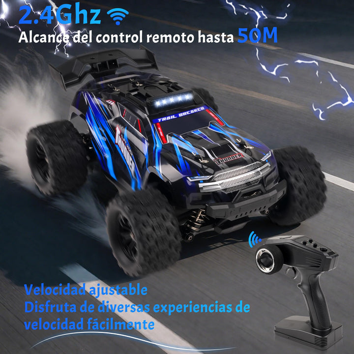 RC Auto 1:18 Offroad 4WD 40 km/h mit 2 LiPo-Akkus Blau - Bild 5