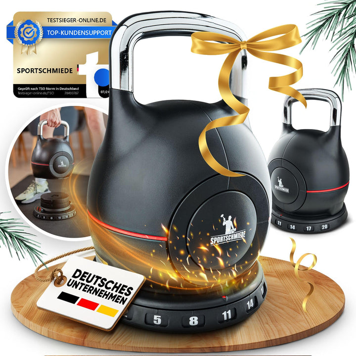 Kettlebell verstellbar 2–20 kg 7-in-1 fuer Home Gym - Bild 9