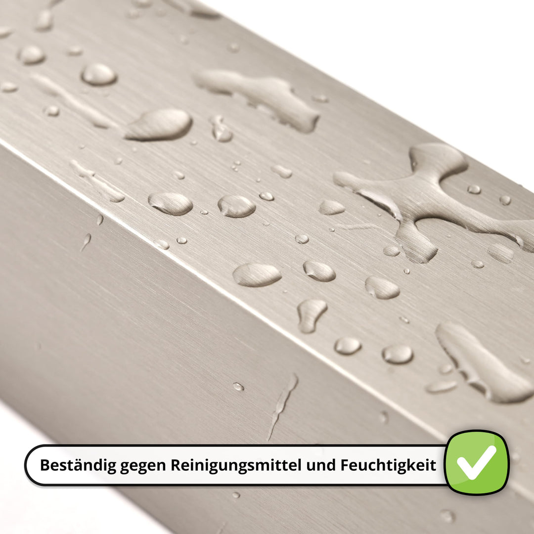 Möbelfüsse Aluminium verstellbar 120 mm 8er-Set schwarz - Bild 4