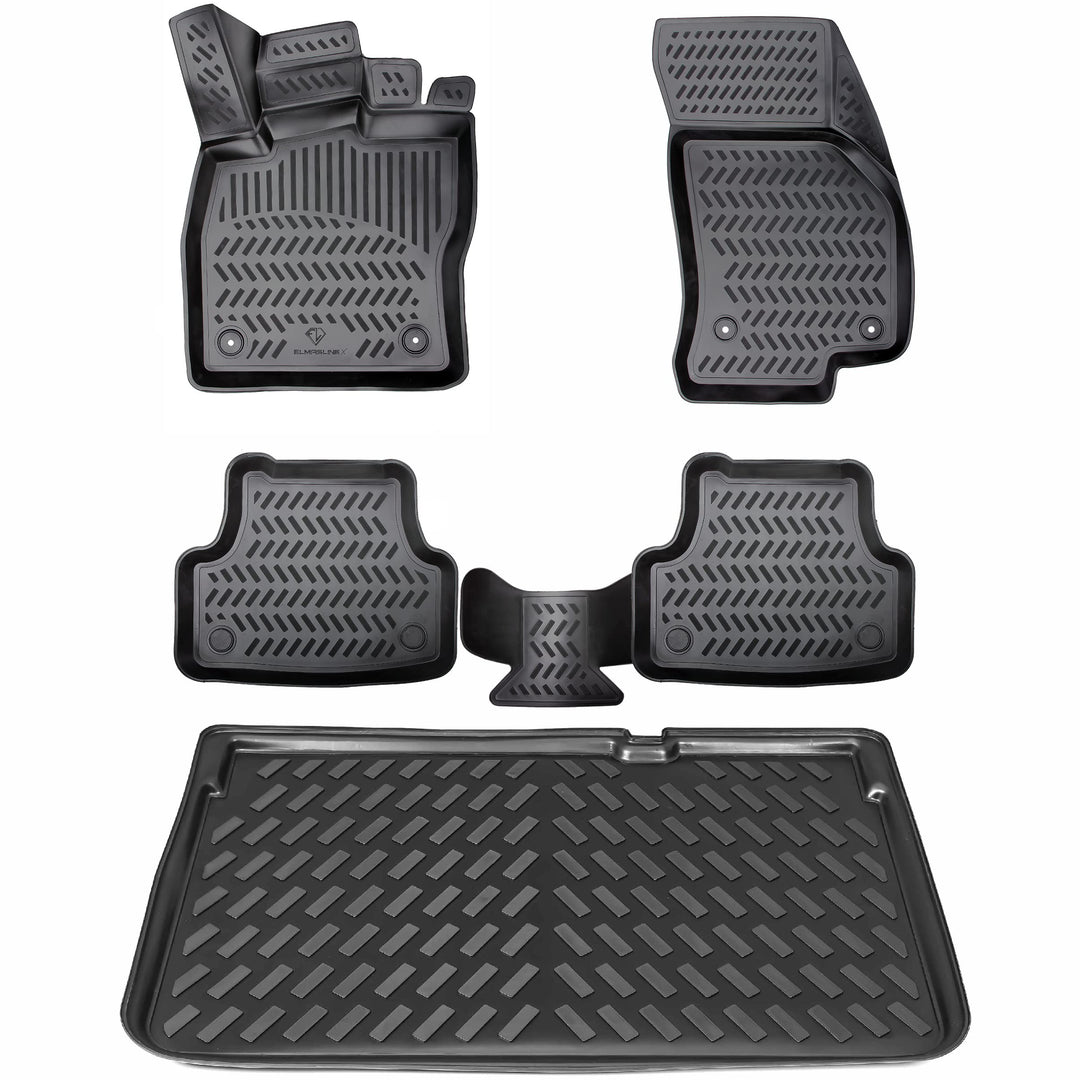 Gummimatten Set 3D + Kofferraumwanne Seat Arona 2017–2026