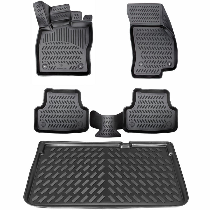 Gummimatten Set 3D + Kofferraumwanne Seat Arona 2017–2026