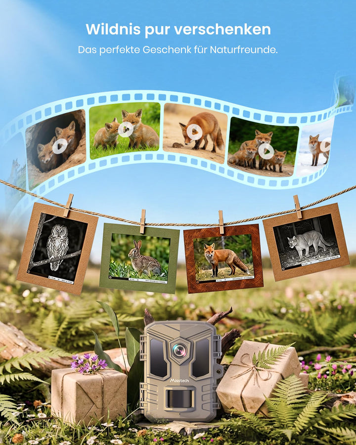 Wildkamera Solar 4K 64MP mit App-Übertragung ohne Abo - Bild 8