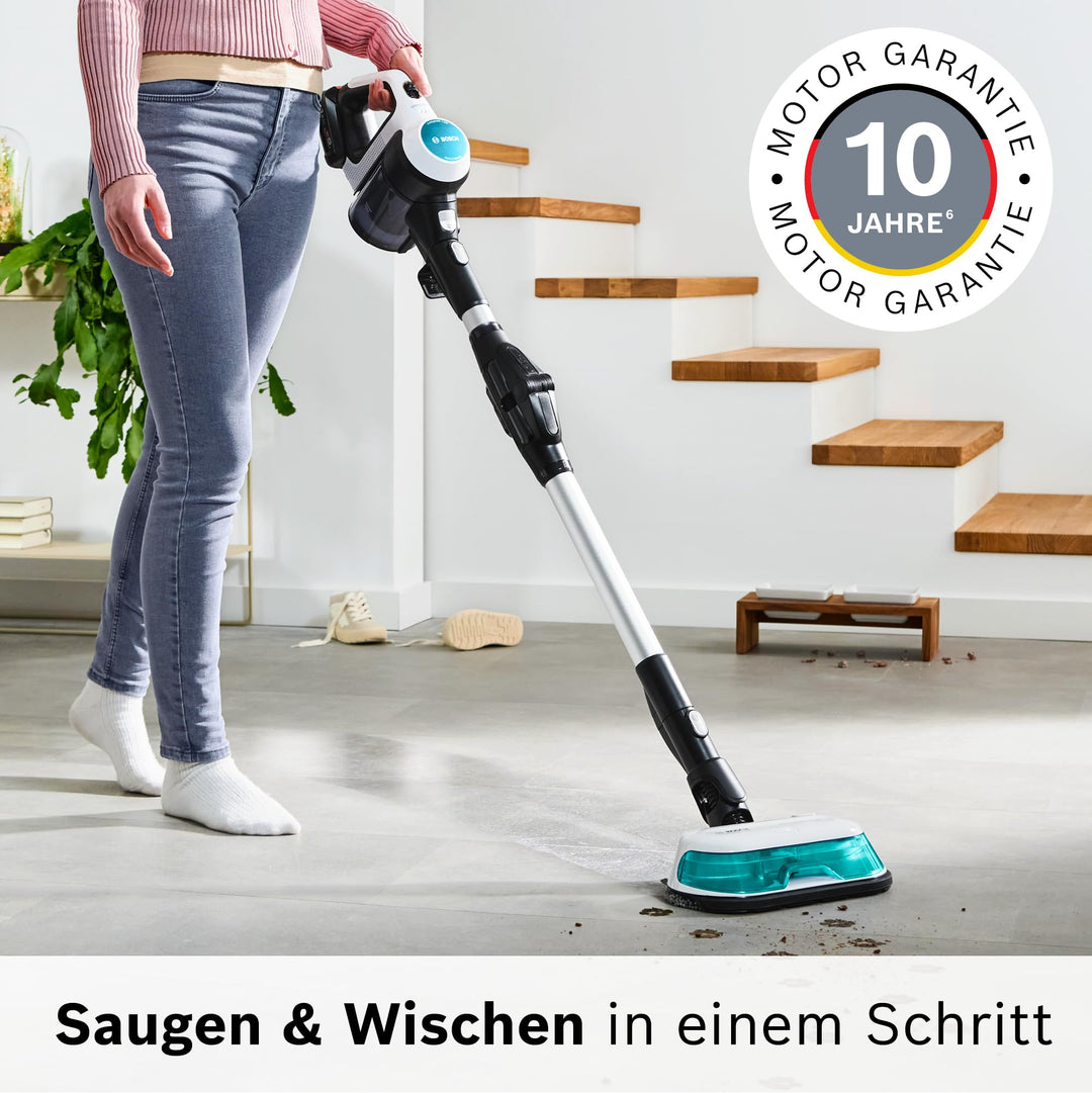 Akku-Staubsauger kabellos 2in1 Saugen &amp; Wischen HEPA Allergiker - Bild 2