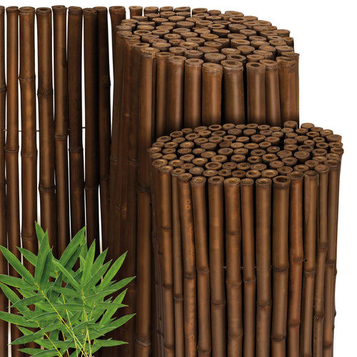 Bambus Sichtschutzmatte 180x250 cm für Balkon und Garten