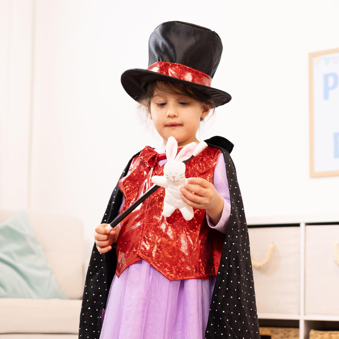 Magier-Kostüm-Set für Kinder mit Zauberstab und Zylinder - Bild 7