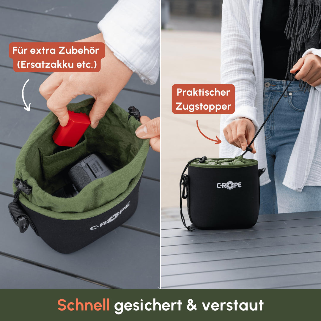 Kamerabeutel Neopren 3er-Set S/M/L mit Fleece-Fütterung - Bild 6