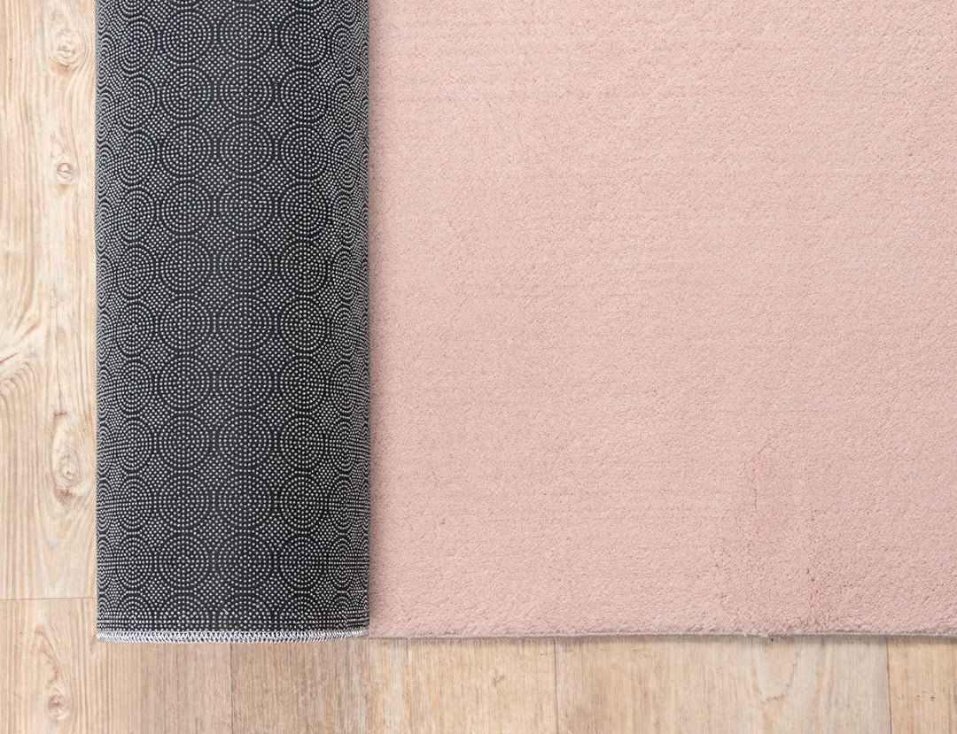 Kurzflor Teppich Felloptik Rosa waschbar 140x200 cm Wohnzimmer - Bild 5