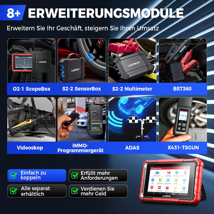 OBD2 Diagnosegerät bidirektional mit ECU-Codierung für alle KFZ - Bild 6