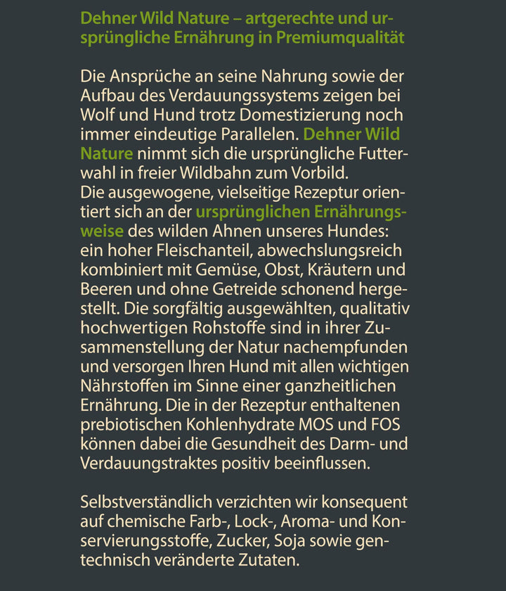 Trockenfutter Hund getreidefrei Pferd &amp; Rind 70% Fleisch 12 kg - Bild 3