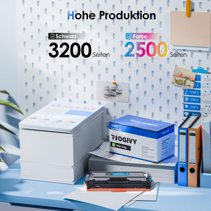 Toner-Set 4-Pack 203X/203A für HP Color LaserJet Pro M281fdw - Bild 3