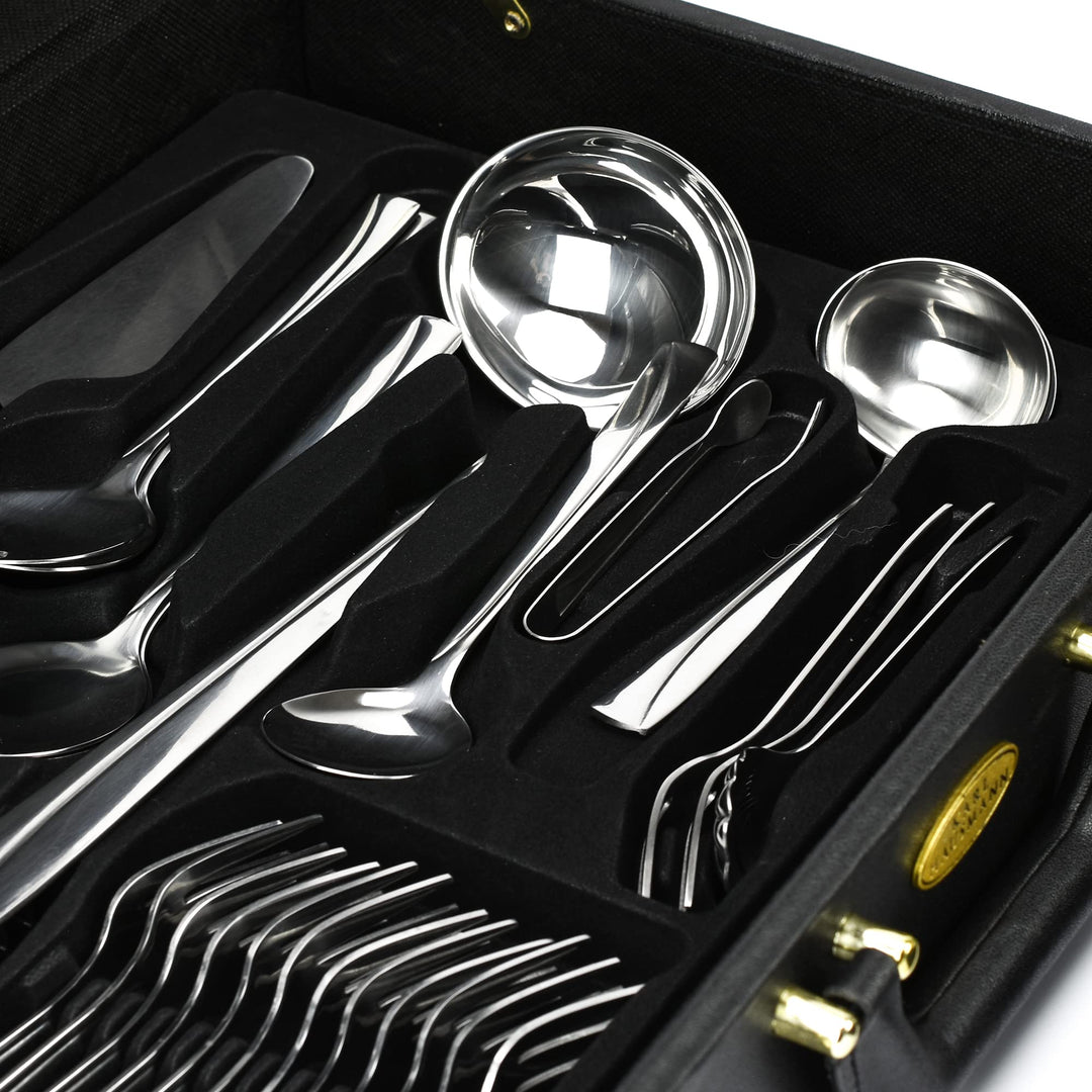 Besteck-Set 72-teilig Edelstahl 18/0 für 12 Personen im Koffer - Bild 7
