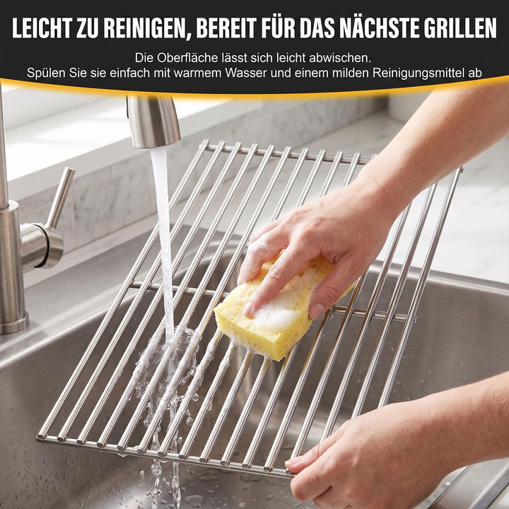 Grillrost Edelstahl 41,5x70,5cm für Gasgrills 3-teilig - Bild 9