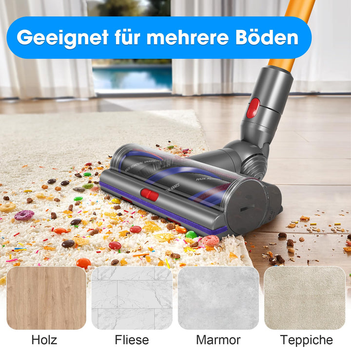 Bodendüse Torque Drive für Dyson V7 V8 V10 V11 V15 mit Anti-Verwicklungsschutz - Bild 5