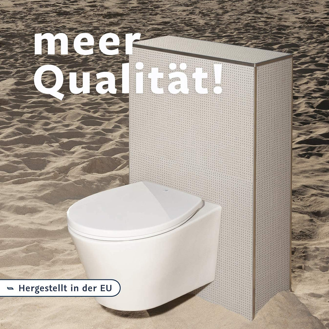 WC Sitz oval mit Absenkautomatik Duroplast antibakteriell weiss - Bild 5