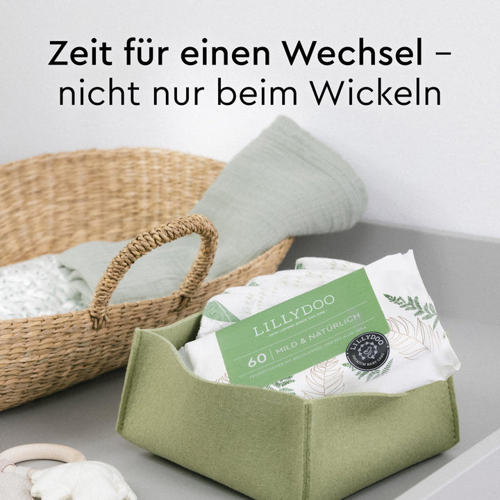 Baby Feuchttücher parfümfrei Bio Aloe Vera 900 Stück Vorratspack - Bild 5