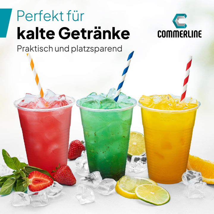 Einwegbecher 0,4 L Polypropylen transparent 1000 Stück mit Eichstrich - Bild 4