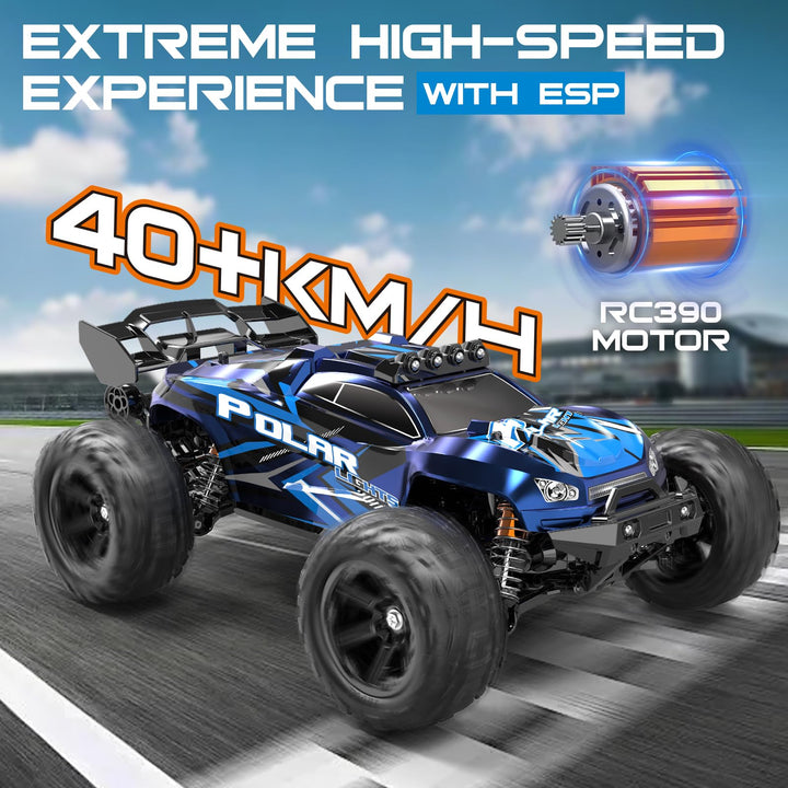 RC Monstertruck 1:14 4WD Off-Road 40 km/h mit LED und 2 Akkus - Bild 3