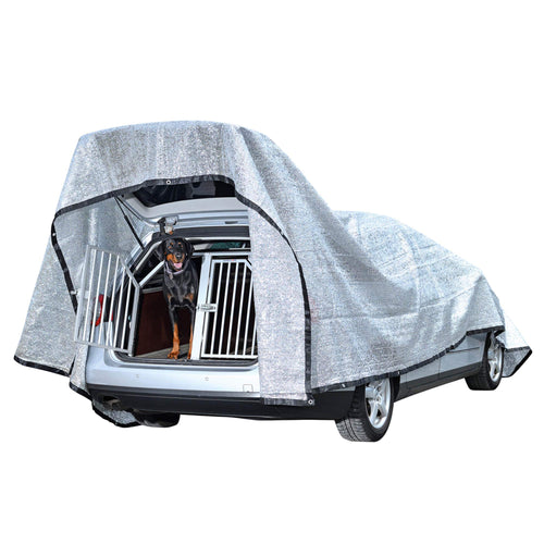 Sonnenschutznetz Auto 3x4 m Alu reflektierend mit Ösen