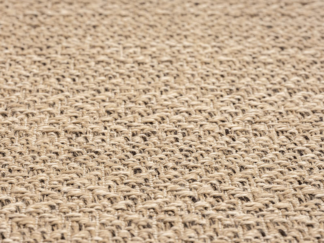 Outdoor Teppich Jute-Look 160x230 cm wetterfest für Balkon Terrasse - Bild 4