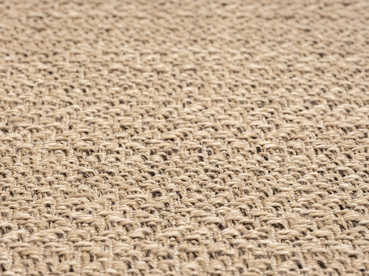Outdoor Teppich Jute-Look 160x230 cm wetterfest für Balkon Terrasse - Bild 4