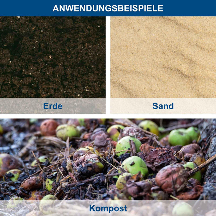Rollsieb elektrisch 350W Trommelsieb für Erde Kompost Sand - Bild 2