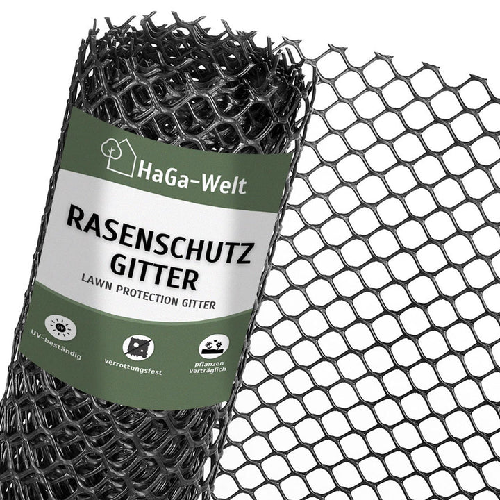 Rasenschutzgitter Kunststoff HD-PE 1,3 x 5 m befahrbar