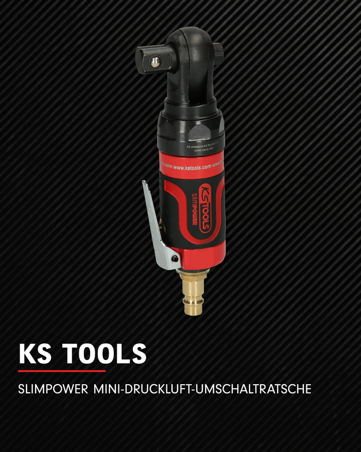 Druckluft-Ratsche 1/2" Mini SlimPOWER 30 Nm mit Umschalthebel - Bild 2