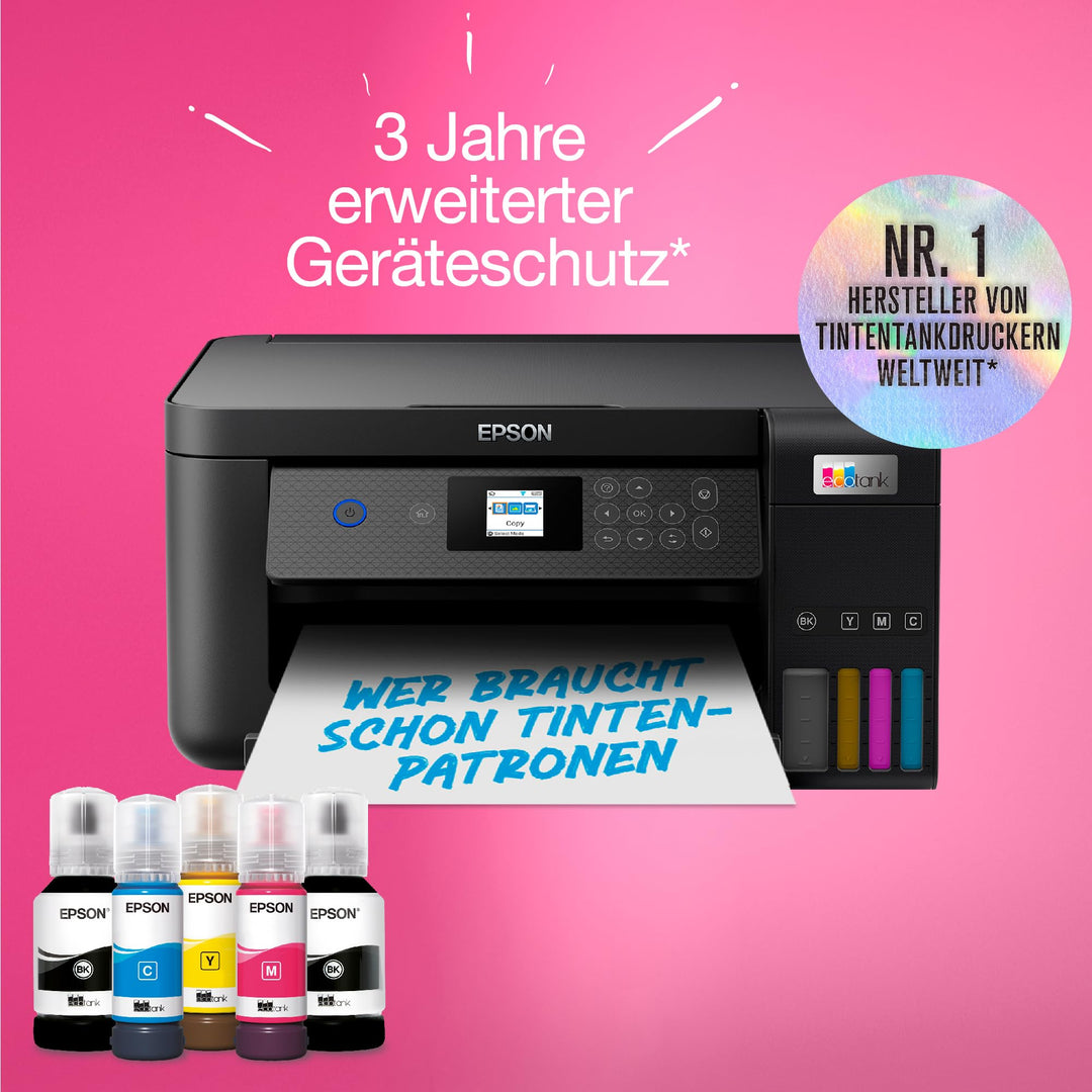 Tintentankdrucker A4 WLAN Drucken Kopieren Scannen Tinte für 3 Jahre - Bild 4