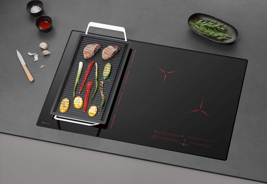 Plancha Grillplatte für Induktionskochfeld Schwarz E9HL33 - Bild 5
