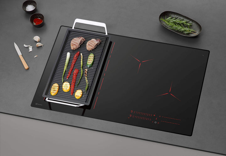 Plancha Grillplatte für Induktionskochfeld Schwarz E9HL33 - Bild 5