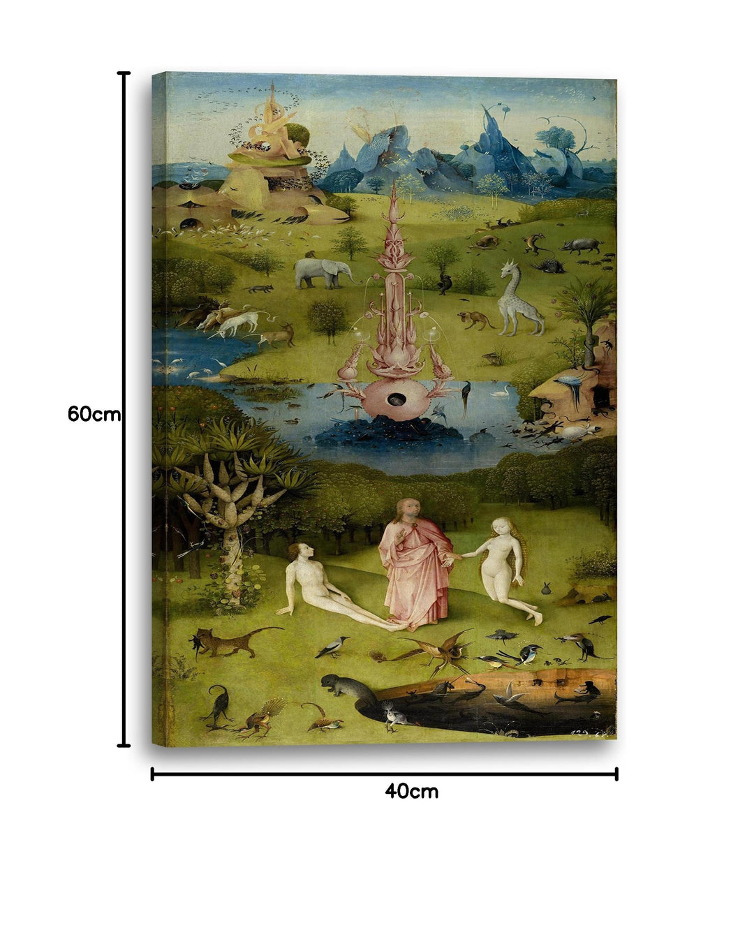Leinwanddruck Hieronymus Bosch Garten der Lüste 40x60cm - Bild 7