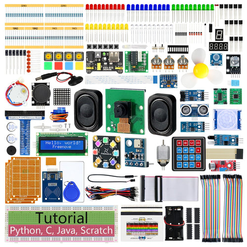 Raspberry Pi Starter Kit 386-teilig mit 164 Projekten und 5 Codesprachen