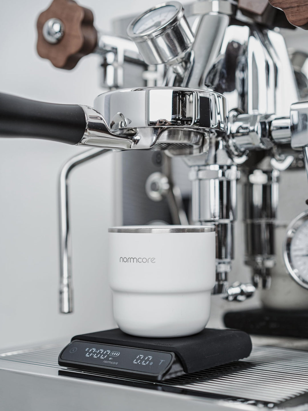 Kaffeewaage mit Timer eloxiertes Aluminium 3100g / 0,1g USB-C - Bild 4