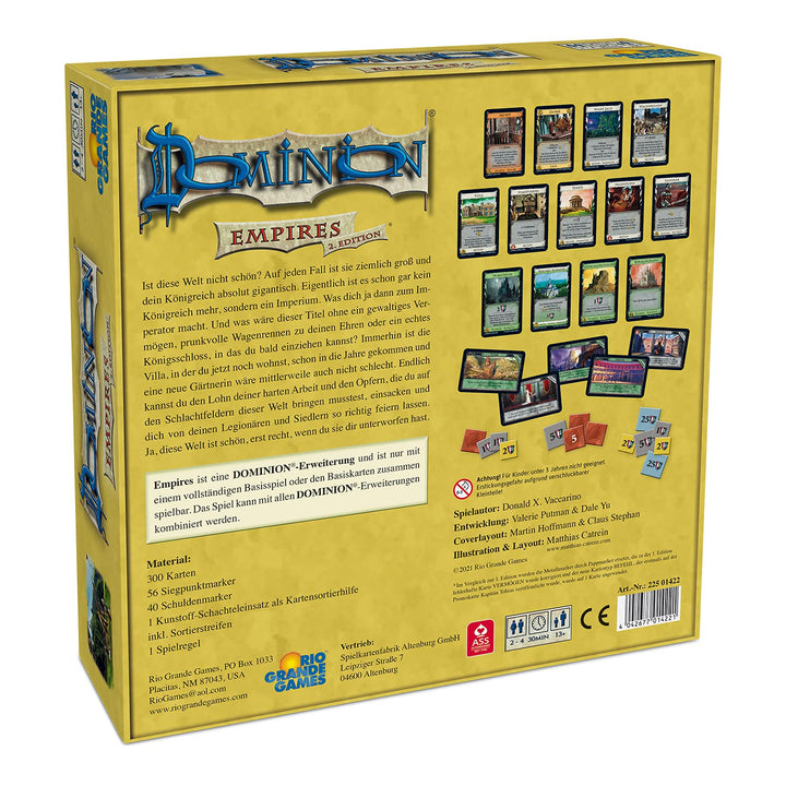 Dominion Empires Erweiterung 2. Edition mit 300 Karten für Vielspieler - Bild 2