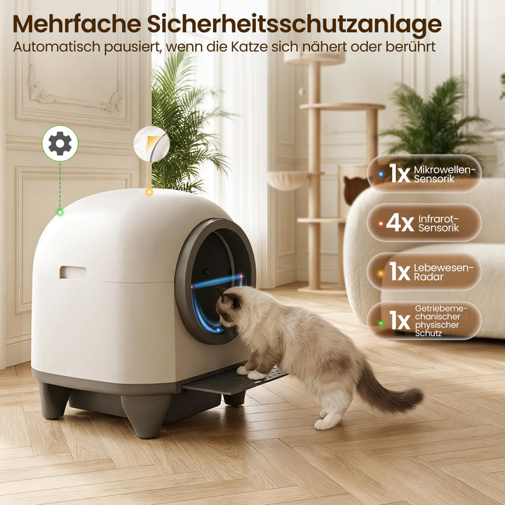 Selbstreinigendes Katzenklo 90L Automatisch mit App-Steuerung - Bild 3