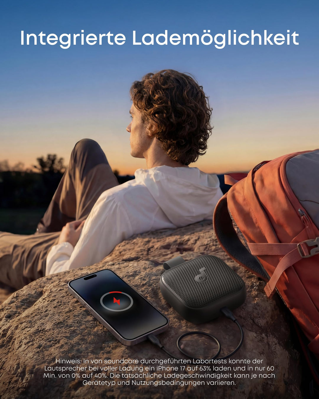 Bluetooth-Lautsprecher 15W IP68 mit Lichtshow und Powerbank - Bild 6