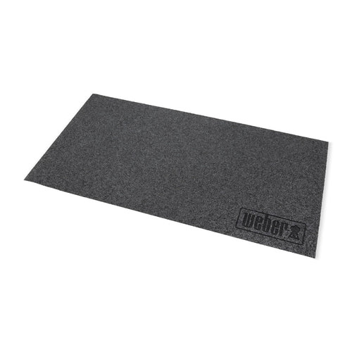 Bodenschutzmatte XL Grill rutschfest wetterfest 76 cm grau