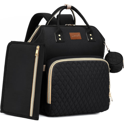 Wickelrucksack 35L wasserdicht mit Wickelunterlage & 16 Fächern