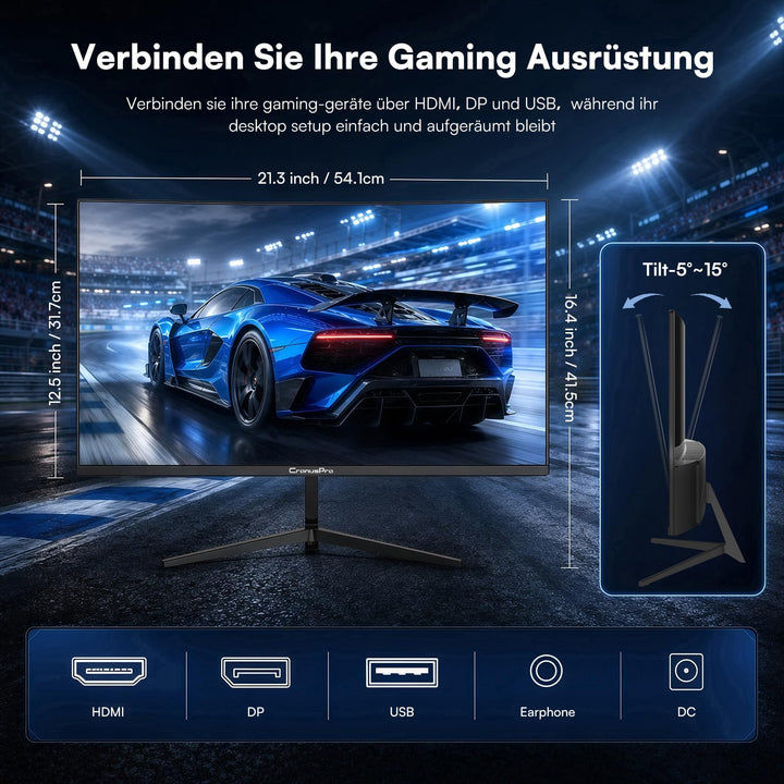 Curved Gaming Monitor 24 Zoll 200Hz 1ms FHD VA-Panel - Bild 5