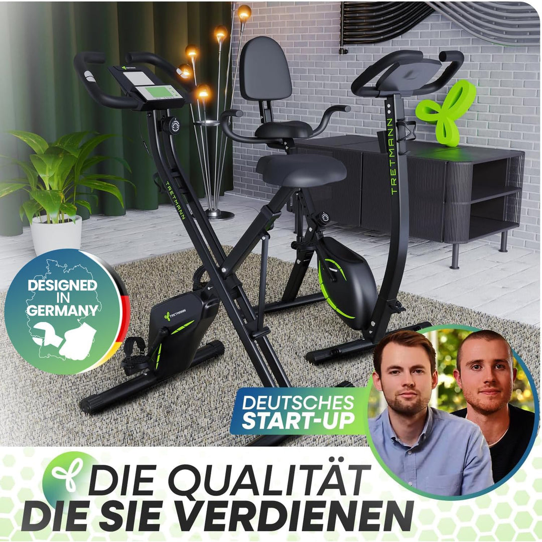 Heimtrainer klappbar Magnetbremse bis 150 kg mit Relax-Foam Sattel - Bild 7