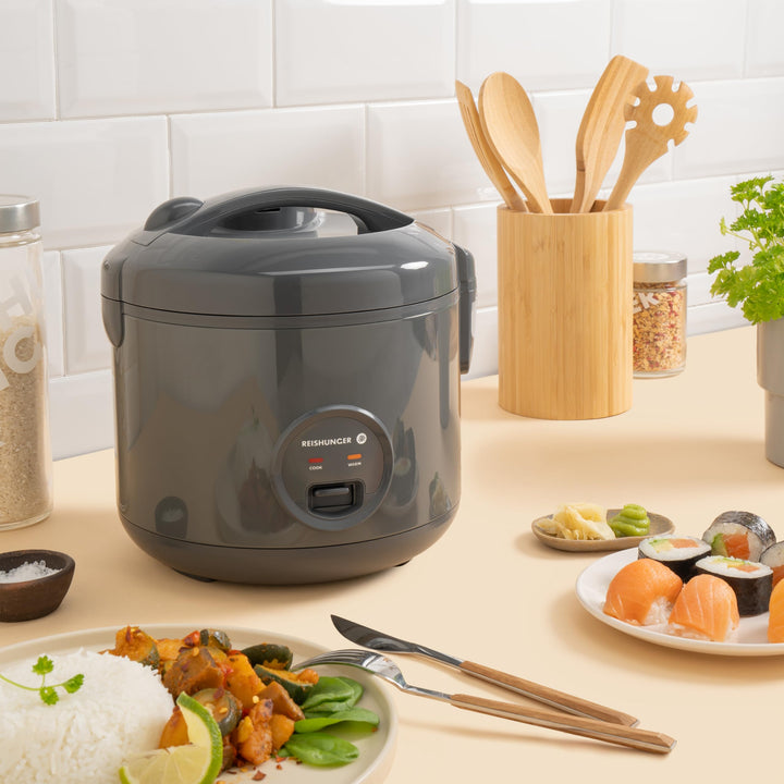 Reiskocher mit Keramikbeschichtung 1,2L Dampfgarer bis 6 Portionen - Bild 2
