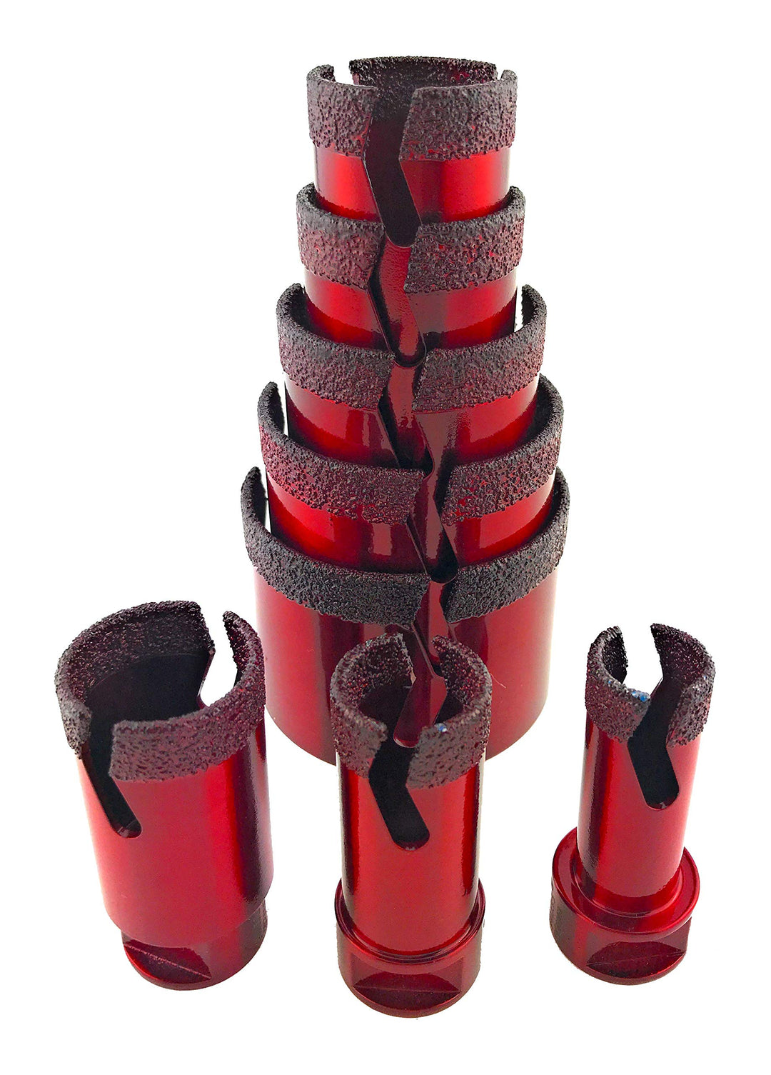 Diamant-Trockenbohrer Set 8-teilig M14 Ø 20–68 mm für Winkelschleifer - Bild 4