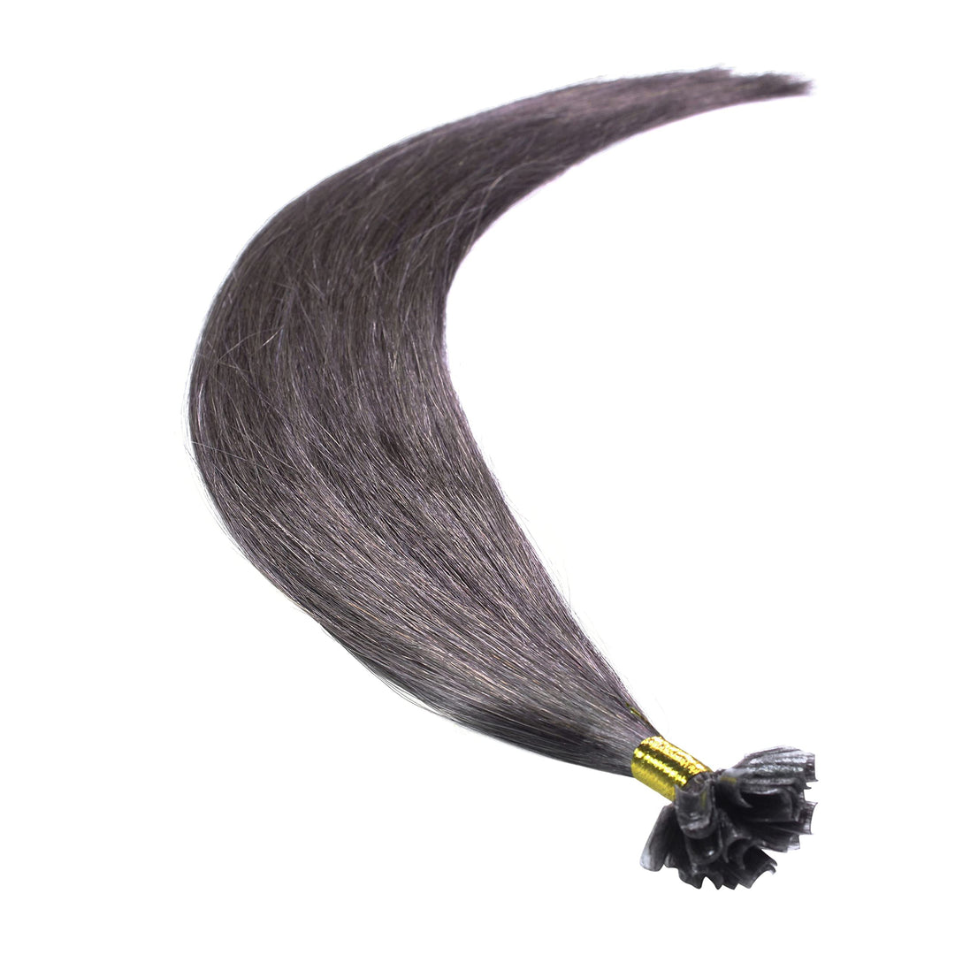 Echthaar Extensions Bondings glatt 50 Strähnen 50cm dunkelblond - Bild 4