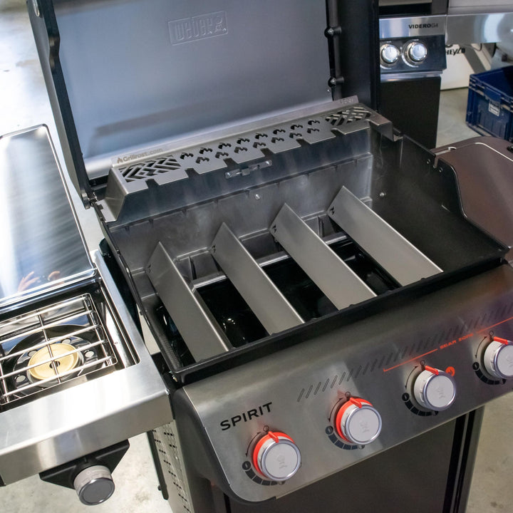Aromaschienen Edelstahl für Weber Spirit 300 Serie, 3er-Set - Bild 9