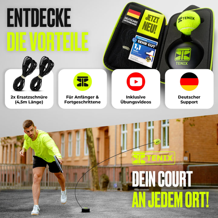 Tennis-Trainer Set mit Power-Grip-System für Kinder &amp; Erwachsene - Bild 6