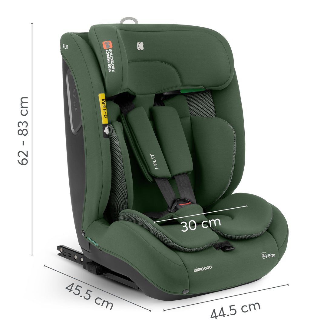 Kindersitz i-Size ISOFIX 9-36 kg Gruppe 1/2/3 Armeegrün - Bild 10
