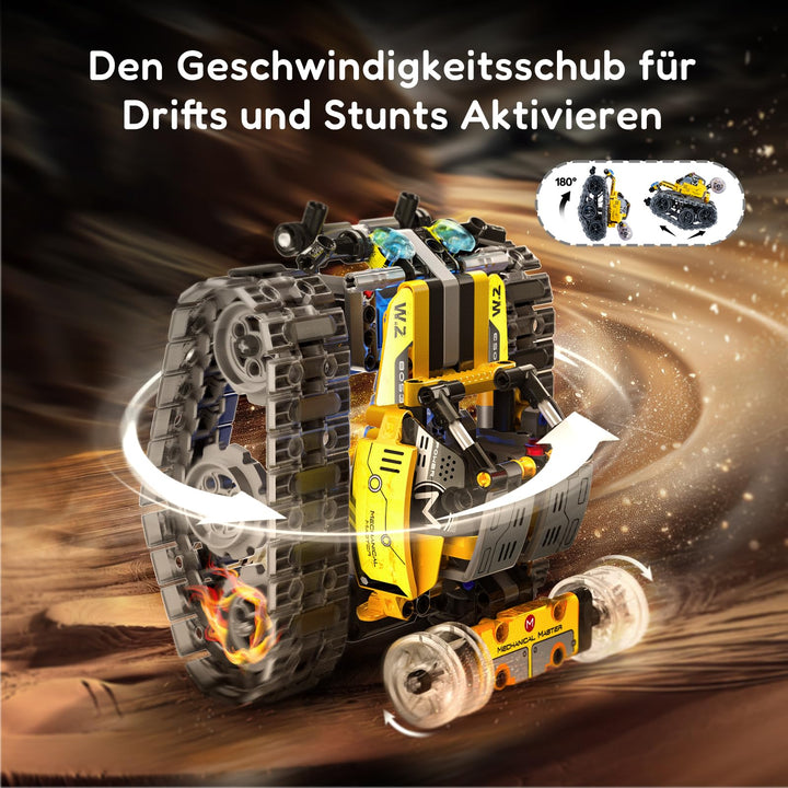 Roboter-Bausatz 6-in-1 mit App und Fernsteuerung 631 Teile ab 8 J. - Bild 4