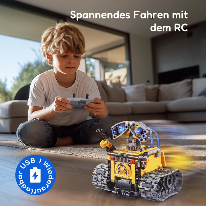 Roboter-Bausatz 6-in-1 mit App und Fernsteuerung 631 Teile ab 8 J. - Bild 5